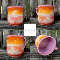 Image 1 of Lesbian Sunset Mug MADE-TO-ORDER