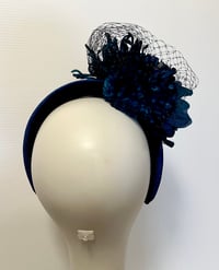 Image 3 of Navy headpiece.