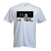 Image of Minecraft on the Moon T-Shirt