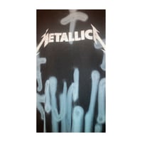 Image 2 of Spray Bombed Metallica Tee