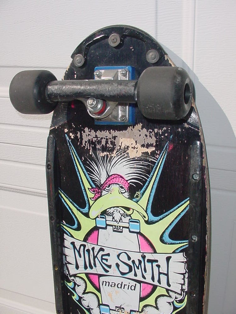 Image of Old School Mike Smith Duck 1984 Madrid Skateboard 