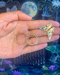 Image 5 of ✨WHOLESALE✨ Sterling Silver Hammered Hoops