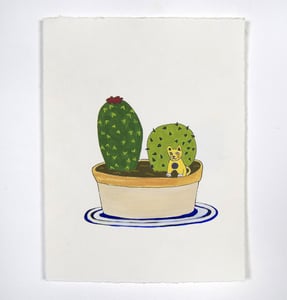 Image of Cactus Cat card