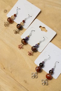 Image 1 of Botswana Agate Beaded Earrings