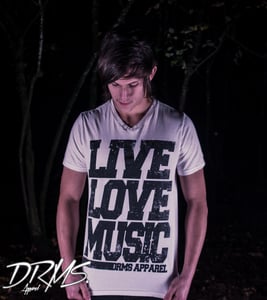 Image of LIVE, LOVE, MUSIC (WHITE)