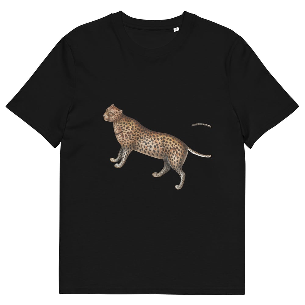 Image of Unisex organic leopard pic cotton t-shirt