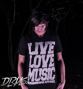 Image of LIVE, LOVE, MUSIC (BLACK)