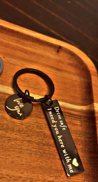 Black Drive Safe Keychain 