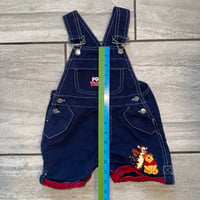 Image 3 of Vintage Winnie The Pooh Shortalls size 24 months 