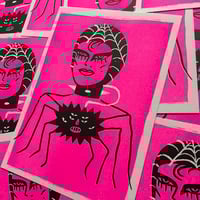 Image 2 of SPIDER BABY A5 RISOGRAPH PRINT