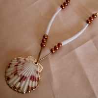 Image 6 of Golden shells necklace