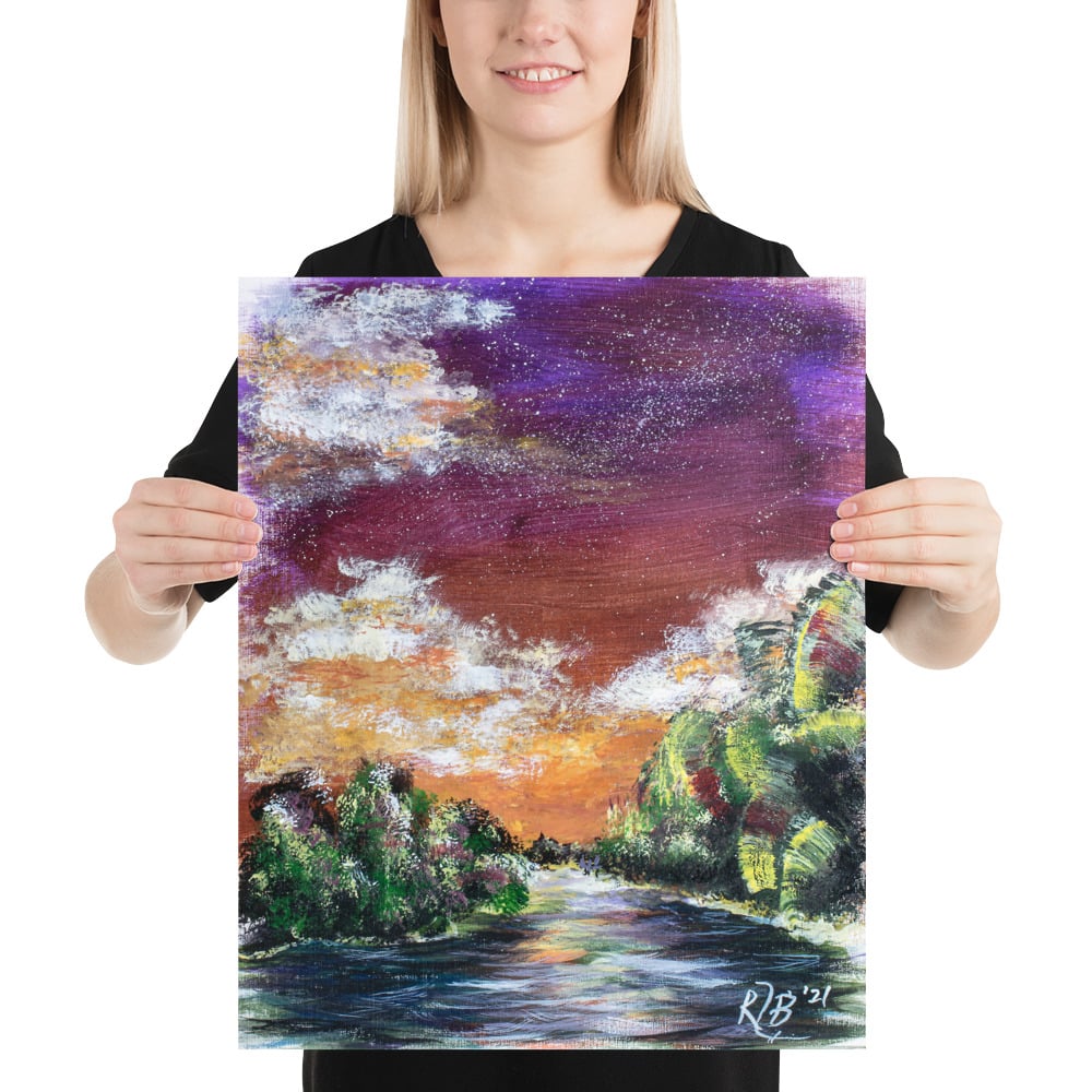 Image of ||| PRINT ||| "The Time Is Always Right Out Here" | Right Half