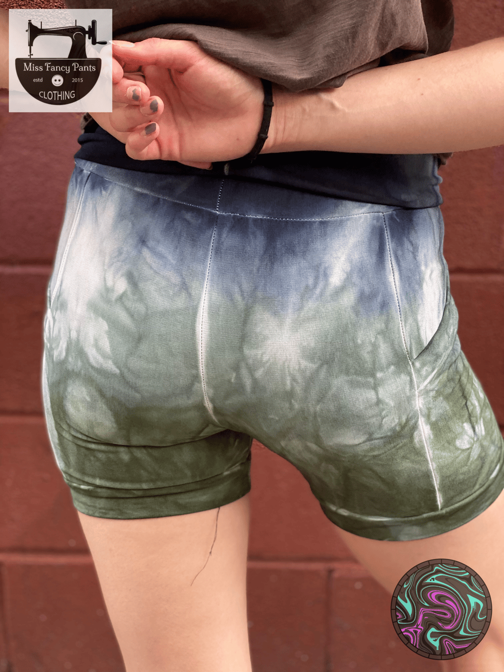 Image of Luscious Sage Pocket Shorts (Small) 