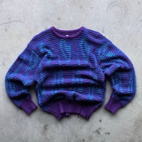 Image 1 of 90's FLAMES ABSTRACT SWEATER