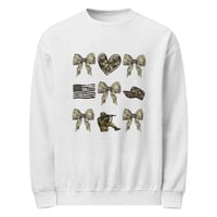 Image 1 of Military Combat Bow Crewneck Sweatshirt