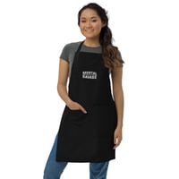 Image 2 of Mortal Savage Equals One - Embroidered Black Apron