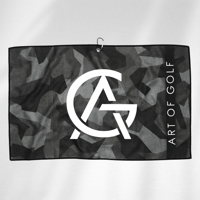 Art of golf Clip on Golf towel 