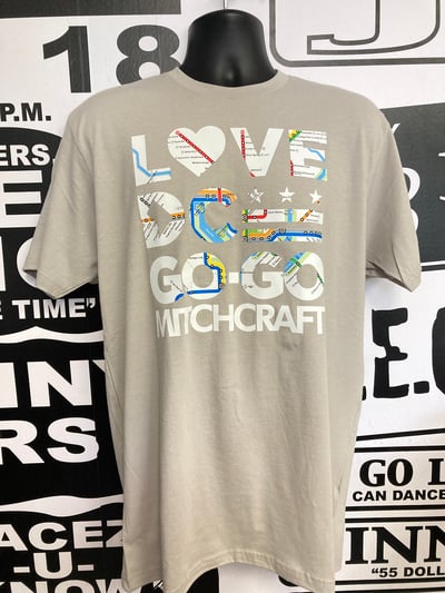 Image of LOVE DC GOGO Silver Line Tshirt