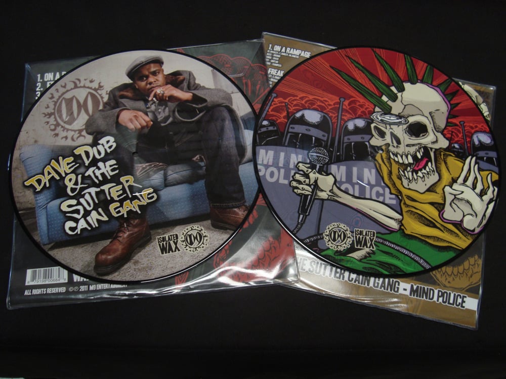 Image of Dave Dub & The Sutter Cain Gang - "Mind Police" Picture Disc Vinyl