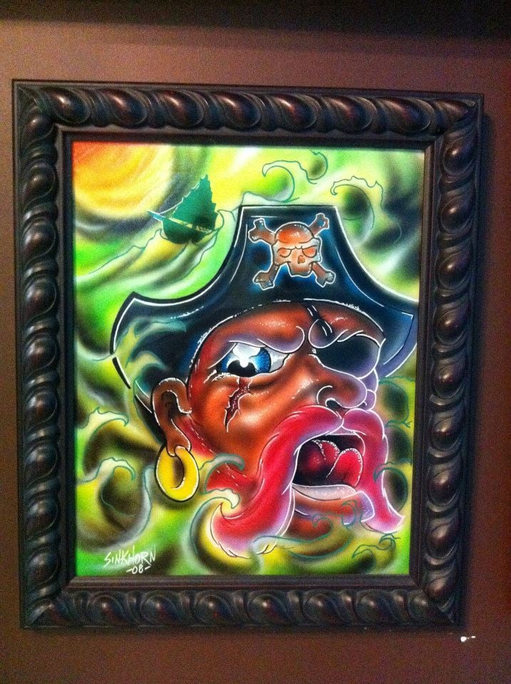 Image of "Pirate"- Original Painting