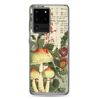 Image 18 of Colorful Antique Bookpage Mushroom Fungi Illustration Clear Case for Samsung®