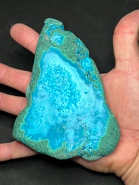 Image 8 of Malachite & Chrysocolla Polished Slab #2414