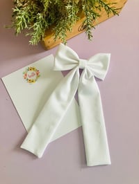 Image 1 of Amy white bow 