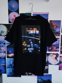 Image 3 of NIGHT DRIVE DAFFODILS - classic black tee