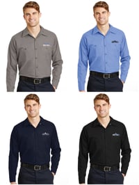 Image 2 of Setnix & Setna iO Red Kap® Long Sleeve Industrial Work Shirt Embroidered