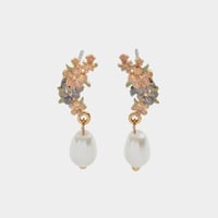 Image 1 of Fable Hibiscus Pearl Earrings