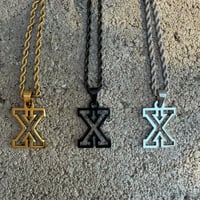 Image 1 of X Pendant and Chain