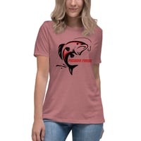 Image 1 of Women's Relaxed T-Shirt, Fishing Fever T-Shirt | Angler Fish Hook Graphic Tee