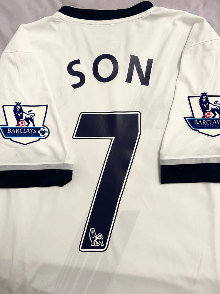 Image of PRE ORDER: Tottenham Hotspur “SON 7” 2015/16 Home Shirt + PL patches  (M)