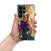 Image 3 of Beautiful Colorful Oil Painting Tabby Cat Inspired Clear Case for Samsung®