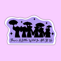 Practical Magic Witch Sticker