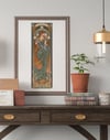 EARTH'S WISDOM: VIRGO Zodiac Art Print - Original Art Nouveau Collection by Toro Gazze