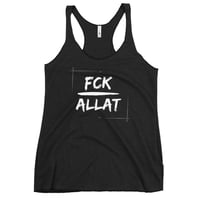 Image 1 of FCK ALLAT Women's Racerback Tank copy