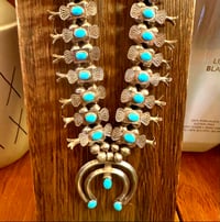 Image 1 of Vintage box-bowtie petit squash necklace 