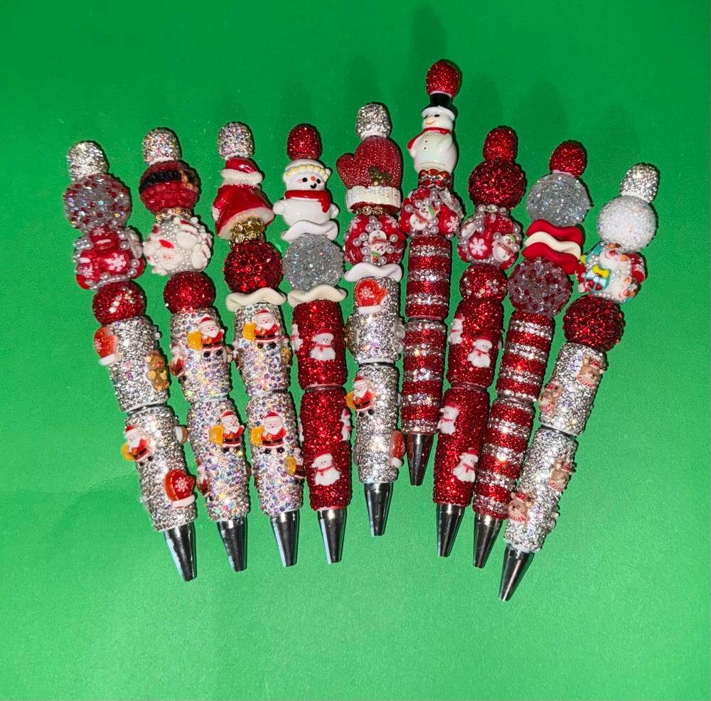 Image of Rhinestone Festive Pens 