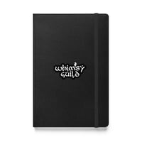 Image 4 of Hardcover bound "Whimsy Guild Logo" notebook