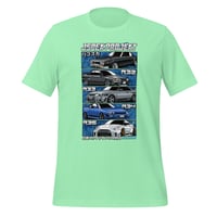 Image 4 of Nissan Skyline Generations T-Shirt – Hakosuka to R35 GTR