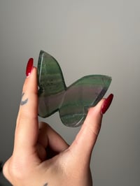 Image 3 of RAINBOW FLUORITE 3D BUTTERFLIES