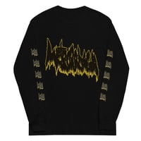 Image 1 of Metrorrhagia Logo Longsleeve - Yellow/Black