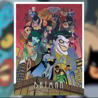 Batman the Animated Series Red Sky Artist Proof