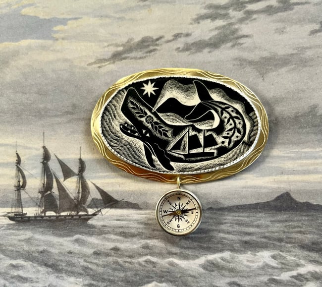 NORTH STAR BROOCH