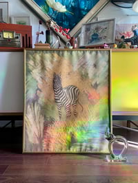 Image 1 of Large Mid Century Tanzanian Batik Textile