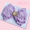 Broderie Anglaise Lavender Love