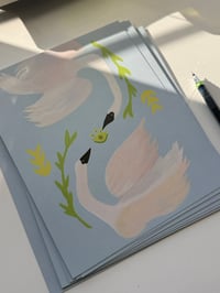 Image 3 of swan dance print