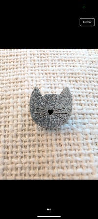Image 1 of Broche tête de chat