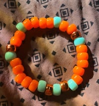 Bracelet élastique orange